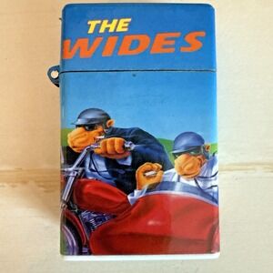 Vintage 1991 Camel‎ Character Lighter The Wides Ride on the Wide Side Motorcycle